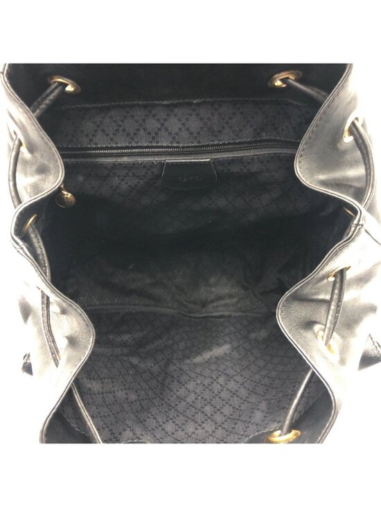 Gucci Bamboo Black Leather 003 Backpack main image 5